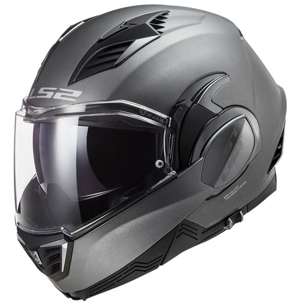 LS2 Valiant II Matt Titanium FF900 + Kit Bluetooth 5S Solo