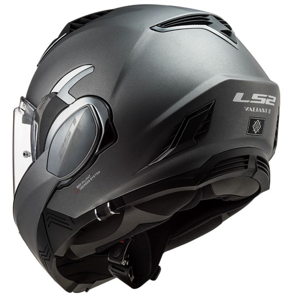 LS2 Valiant II Matt Titanium FF900 + Kit Bluetooth 5S Solo