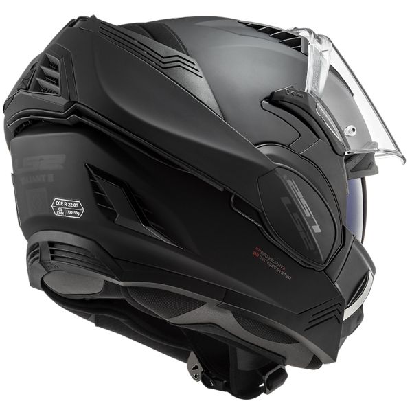 LS2 Valiant II Noir Matt Black FF900 + Kit Bluetooth 5S Solo