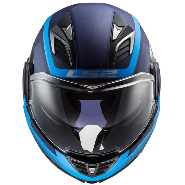 LS2 Valiant II Orbit Matt Blue FF900 + Kit Bluetooth SMH5 Solo