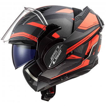 LS2 Valiant II Revo Matt Titanium Orange FF900 + Kit Bluetooth 5S Solo