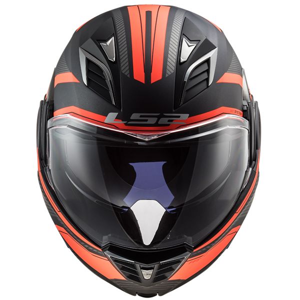 LS2 Valiant II Revo Matt Titanium Orange FF900 + Kit Bluetooth 5S Solo