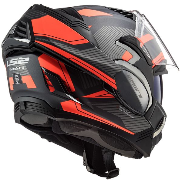 LS2 Valiant II Revo Matt Titanium Orange FF900 + Kit Bluetooth 5S Solo