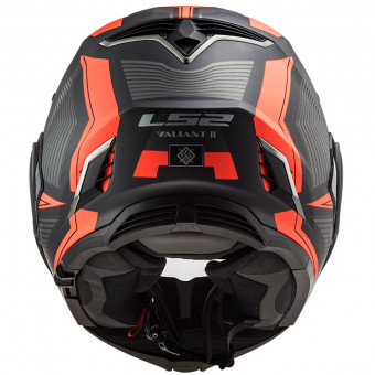 LS2 Valiant II Revo Matt Titanium Orange FF900 + Kit Bluetooth 5S Solo