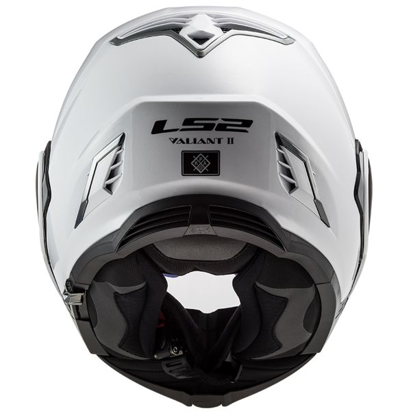 LS2 Valiant II White FF900 + Kit Bluetooth 5S Solo