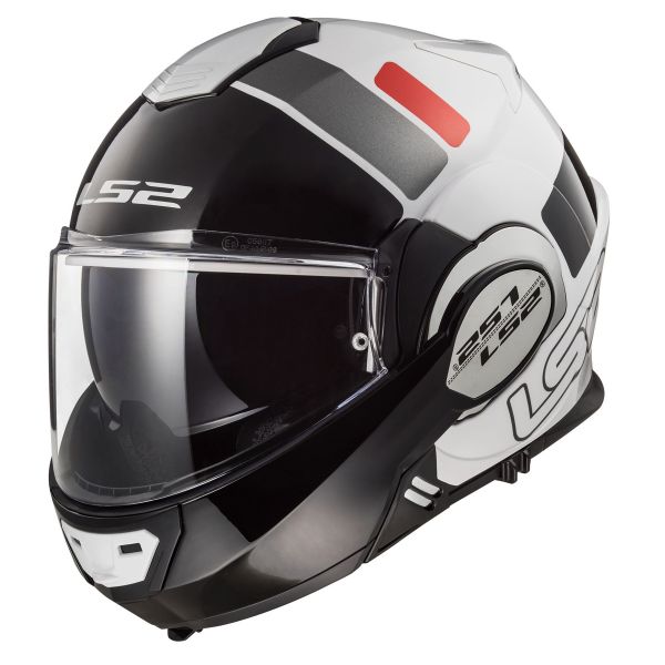LS2 Valiant Prox White Red FF399 + Linkin Ride Pal III