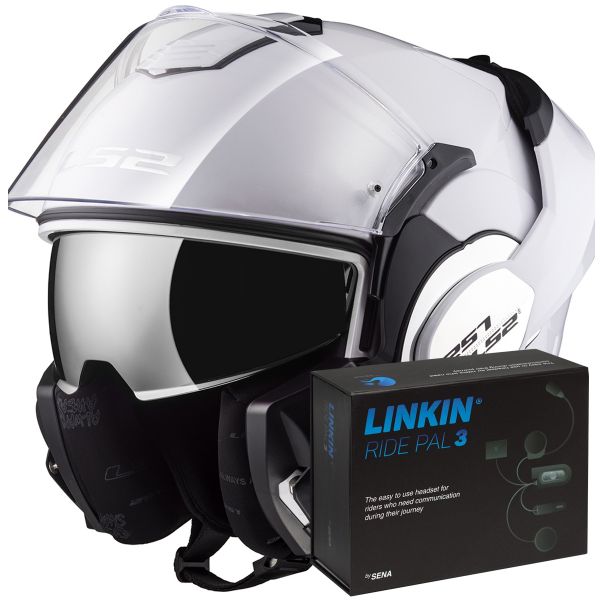 Modular LS2 Valiant Solid Gloss White FF399