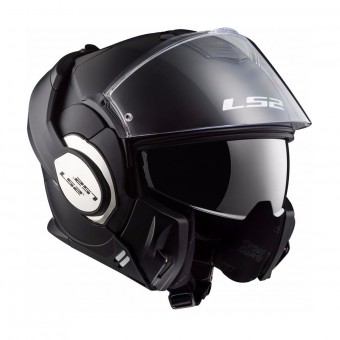 LS2 Valiant Solid Matt Black FF399 + Kit Bluetooth 5S Solo