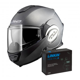 Modular LS2 Valiant Solid Matt Titanium FF399