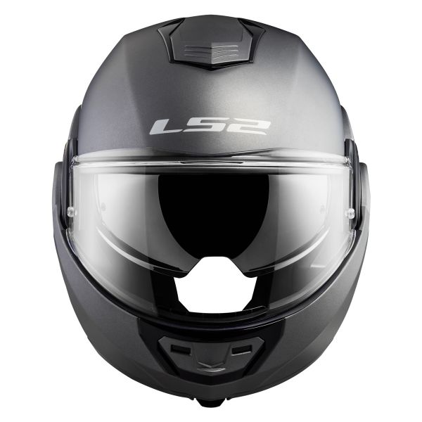 Casco modular LS2 FF399 Valiant Solid Matt Titanium Casco modular LS2 FF399 Valiant Solid Matt Titanium