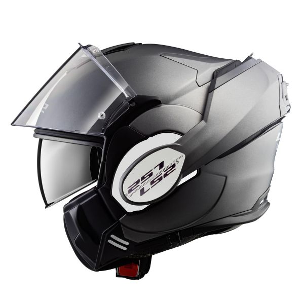 LS2 Valiant Solid Matt Titanium FF399 + Kit Bluetooth SMH5 Solo