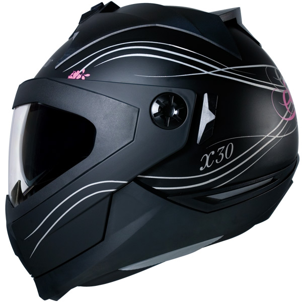 Modular Nexx X30 Style Negro Plata Mate