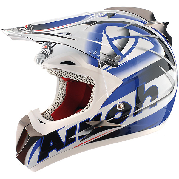 casco moto Airoh Dome Deco Clean Azul DOCB