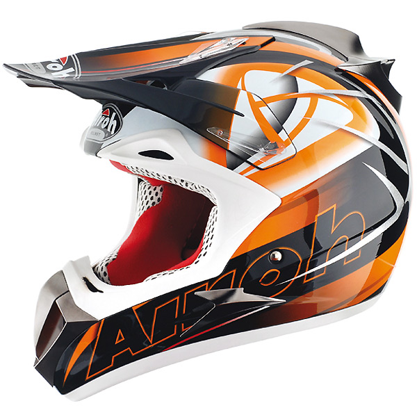 Cross Airoh Dome Deco Clean Naranja DOCO