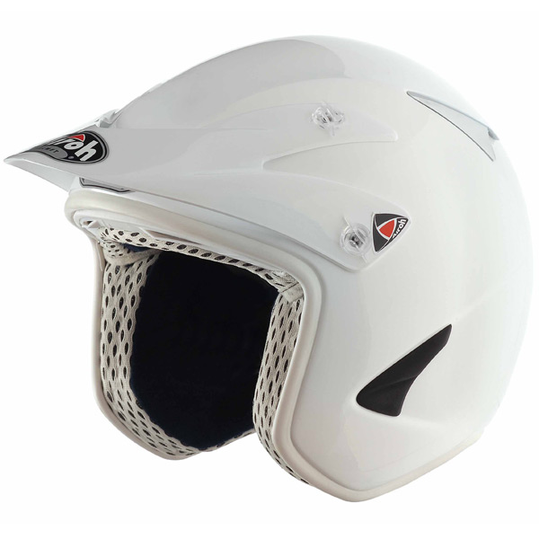 casco moto Airoh Rock Blanco Brillante RKBL