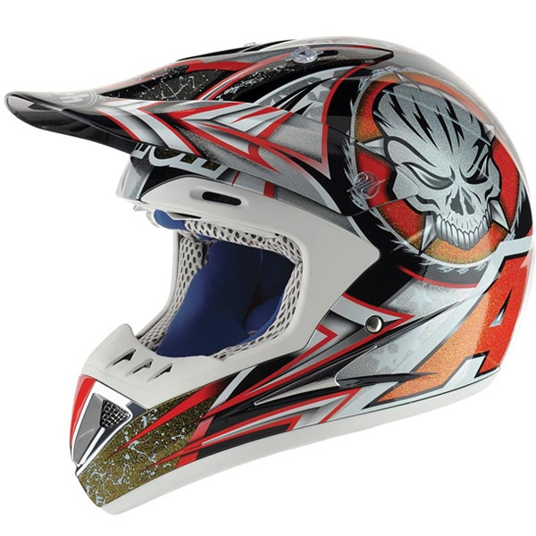 casco moto Airoh Runner X-Man Rojo RXMR