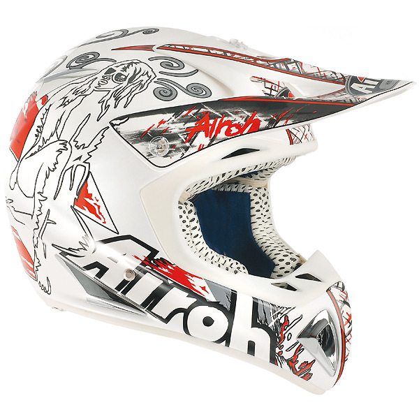 casco moto Airoh Stelt Deco View Blanco SDVB