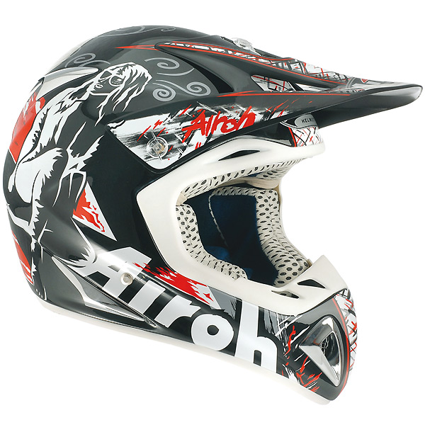 casco moto Airoh Stelt Deco View Negro SDVN
