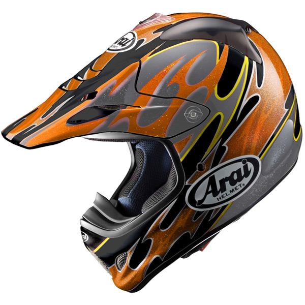 casco moto Arai VX3 Winner Naranja