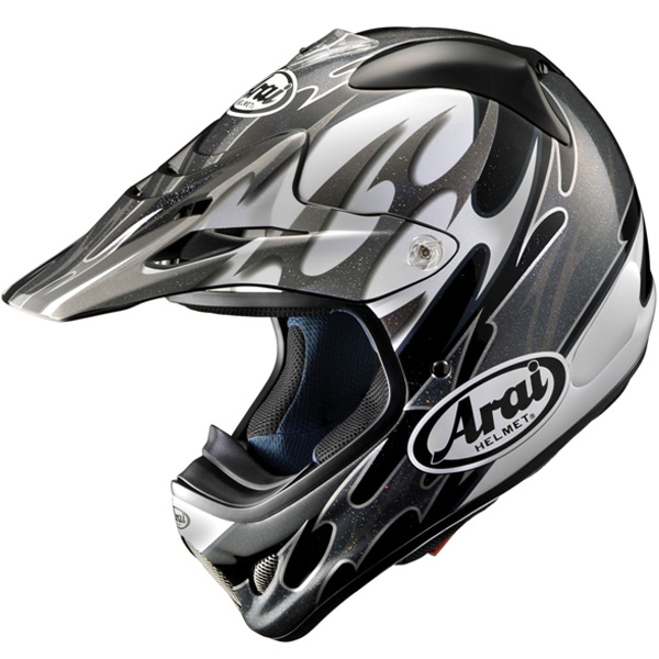 casco moto Arai VX3 Winner Plata