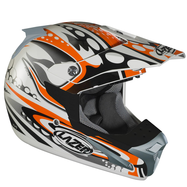 casco moto Lazer SMX Bionic Naranja