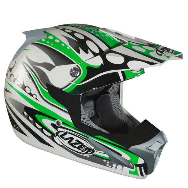 casco moto Lazer SMX Bionic Verde