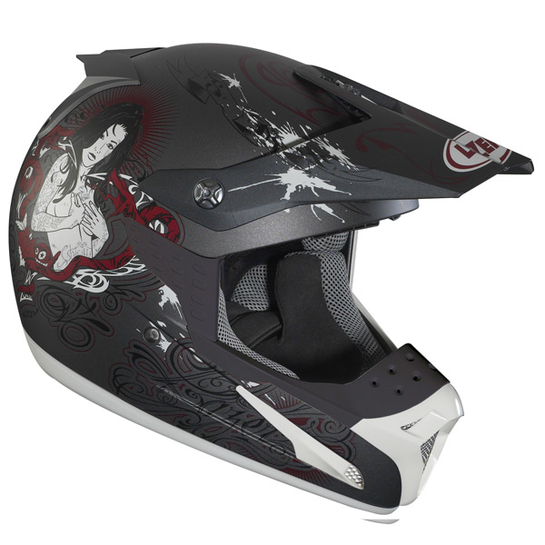 casco moto Lazer SMX Lola Gris