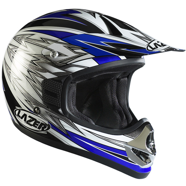 casco moto Lazer X5  Voltage Azul