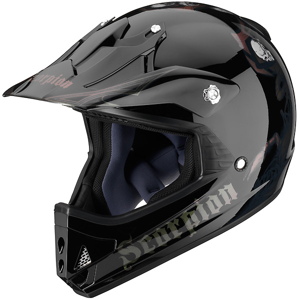 casco moto Scorpion VX-14 Scorpion Negro Cameleon