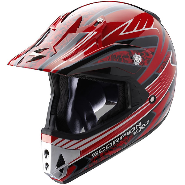 casco moto Scorpion VX-14 Stalker Rojo