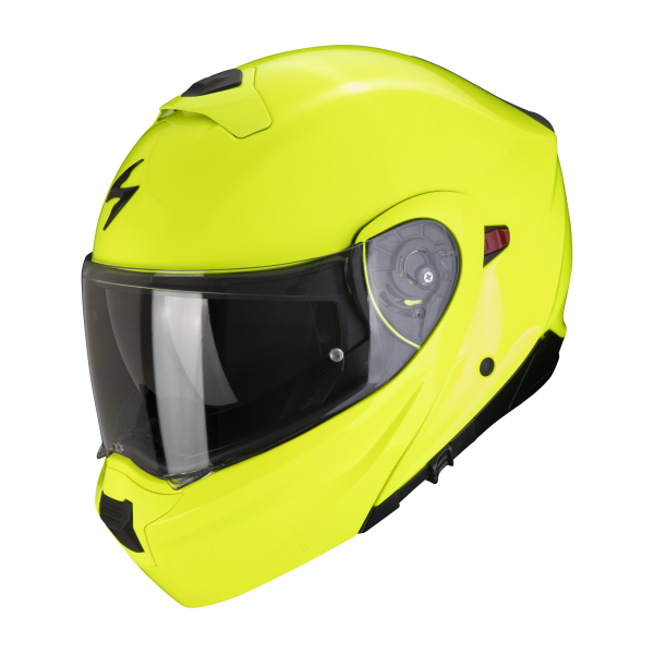 Scorpion Exo 930 Evo Solid Neon Yellow + Kit bluetooth 5R Lite