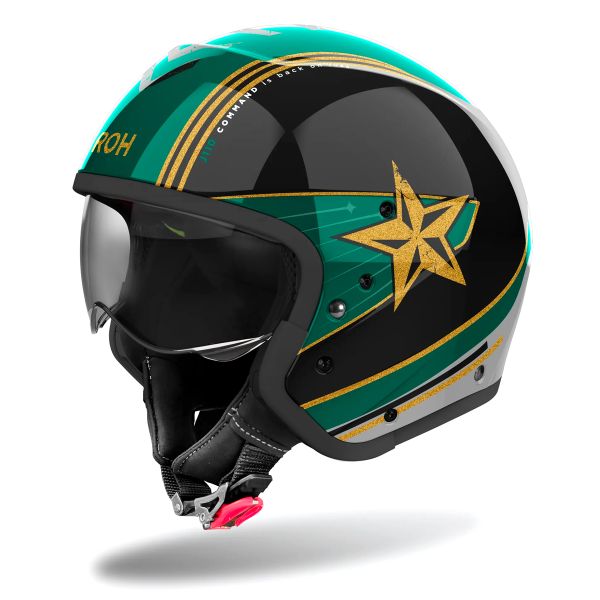 Convertible Airoh J 110 Command Mint Green