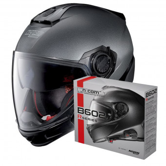 Convertible Nolan N40 5 GT Special N-Com Black Graphite 9 + Kit Bluetooth B602R
