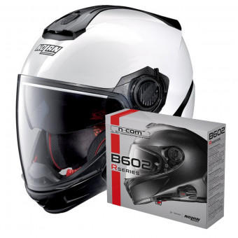 Convertible Nolan N40 5 GT Special N-Com White 15 + Kit Bluetooth B602R