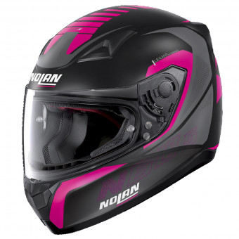 Integral Nolan N60 5 Adept Flat Black Fushia 83