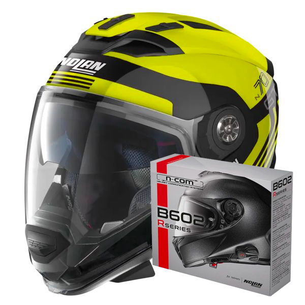 Convertible Nolan N70 2 GT Jetpack 65 + Kit Bluetooth B602R