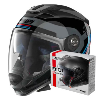 Convertible Nolan N70 2 GT Jetpack 66 + Kit Bluetooth B101R
