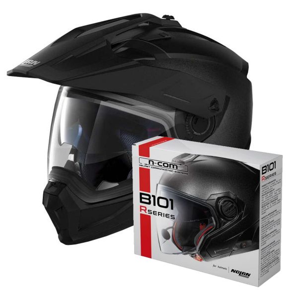 Convertible Nolan N70 2 X Special N-Com Black Graphite 9 + Kit Bluetooth B101R