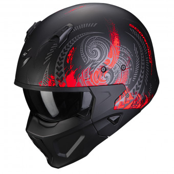 Convertible Scorpion Covert-X Tatoo Black Matt Red