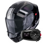 Casque Convertible Scorpion Exo 930 Evo Ardens Black Chameleon + Kit Bluetooth 5S Solo
