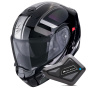 Casque Convertible Scorpion Exo 930 Evo Ardens Black Chameleon + Kit Bluetooth BT Mini