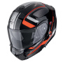 Casque Convertible Scorpion Exo 930 Evo Ardens Metal Negro Rojo