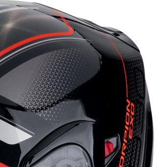 Scorpion Exo 930 Evo Ardens Metal Negro Rojo + Kit Bluetooth Exo-Com Link-1