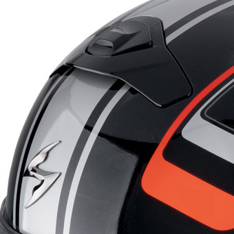 Scorpion Exo 930 Evo Ardens Metal Negro Rojo + Kit Bluetooth Exo-Com Link-1