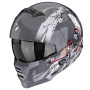 Casque Convertible Scorpion Exo Combat II Demure Silver