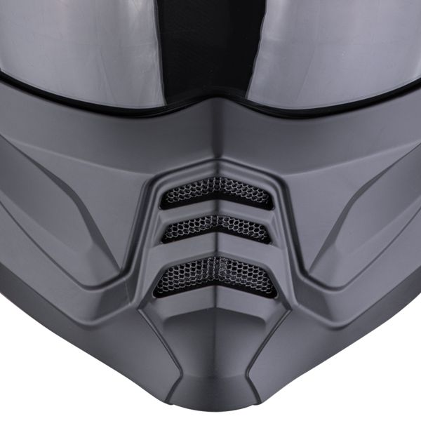 Scorpion Exo Combat II Genesis Negro Mate Oro Blanco