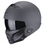 Casque Convertible Scorpion Exo Combat II Graphite Dark Grey