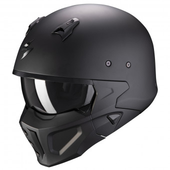 Casque Convertible Scorpion Covert-X Matt Black Casque Convertible Scorpion Covert-X Matt Black