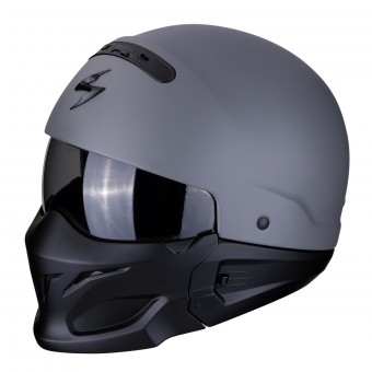 Casque Convertible Scorpion Exo Combat Gris Cemento Mate Casque Convertible Scorpion Exo Combat Gris Cemento Mate
