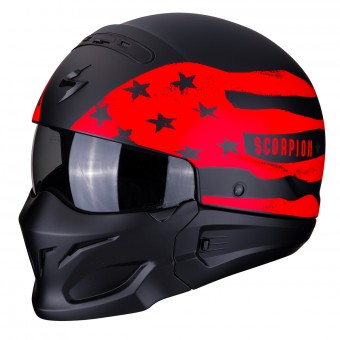 Convertible Scorpion Exo Combat Rookie Negro Mate Rojo